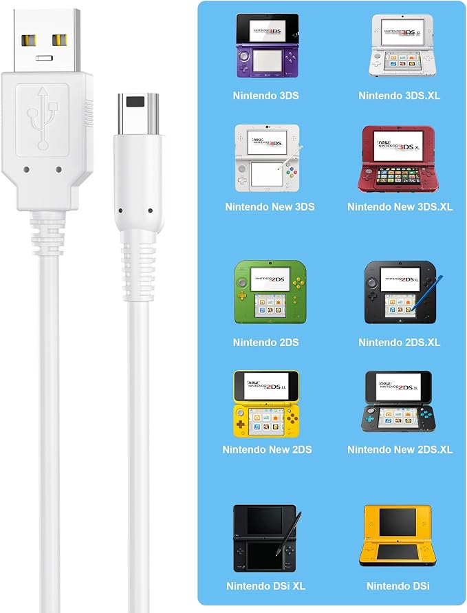 3DSシリーズ用 USB充電ケーブル 詳細画像 2