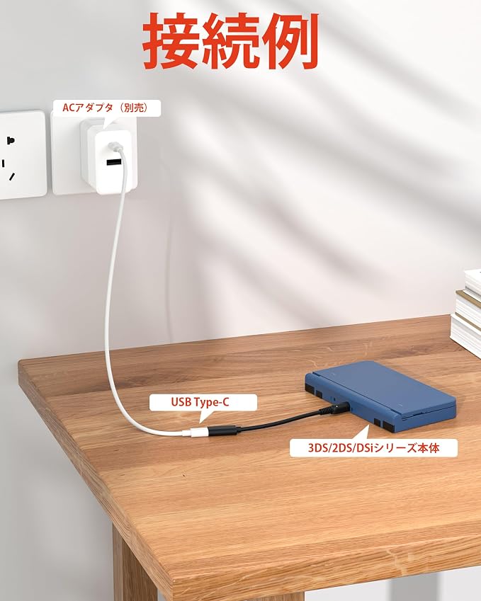 3DSシリーズ用 USB-C変換ケーブル 詳細画像 3