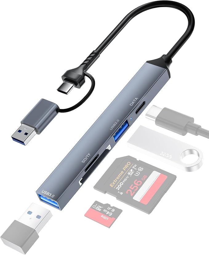 USB 3.0 カードリーダーハブ