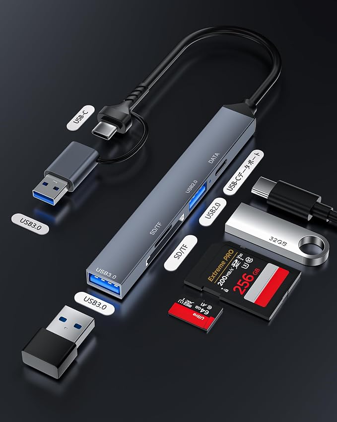 USB 3.0 カードリーダーハブ 詳細画像 2